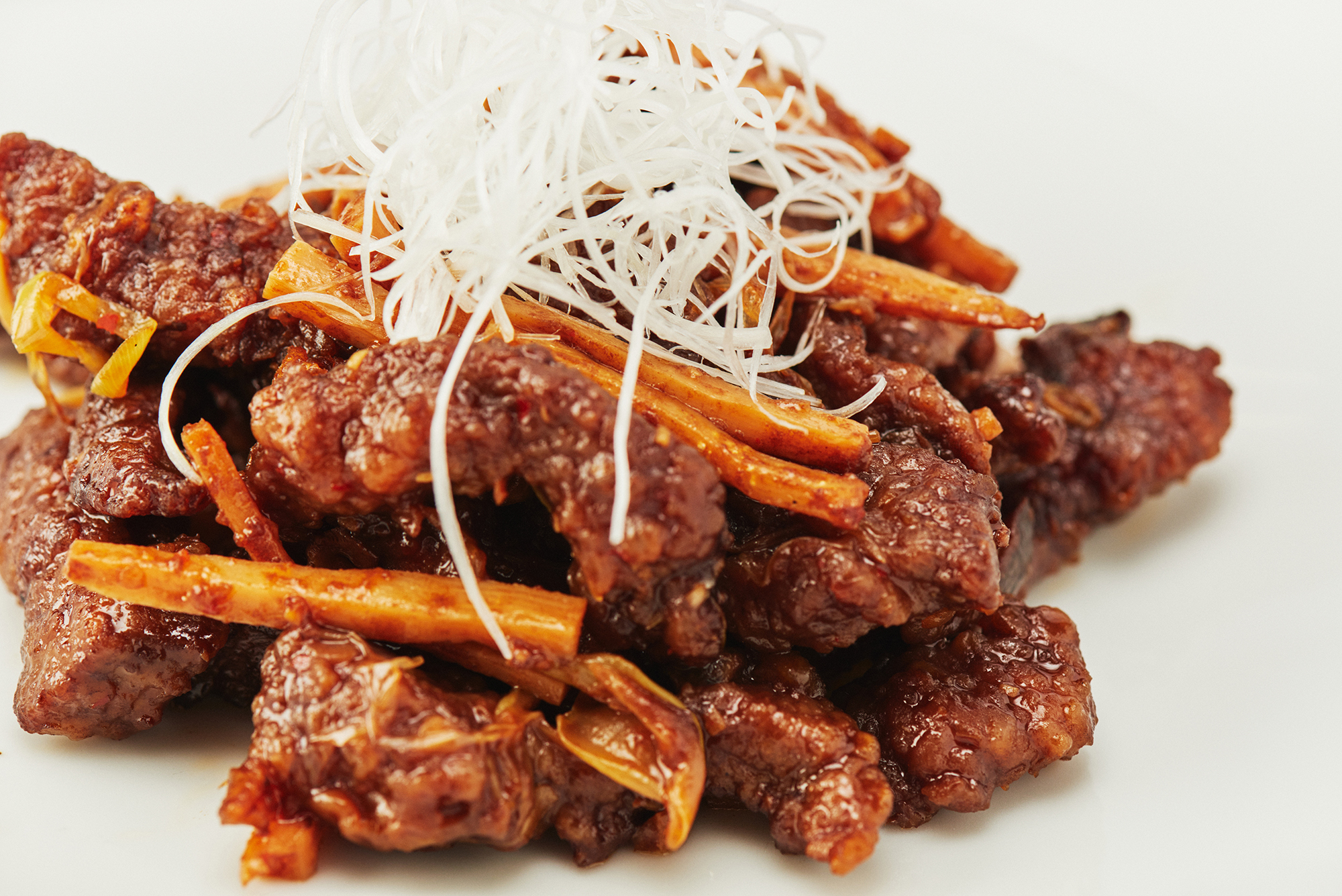 ピリ辛！鹿肉の中華風甘味噌炒め